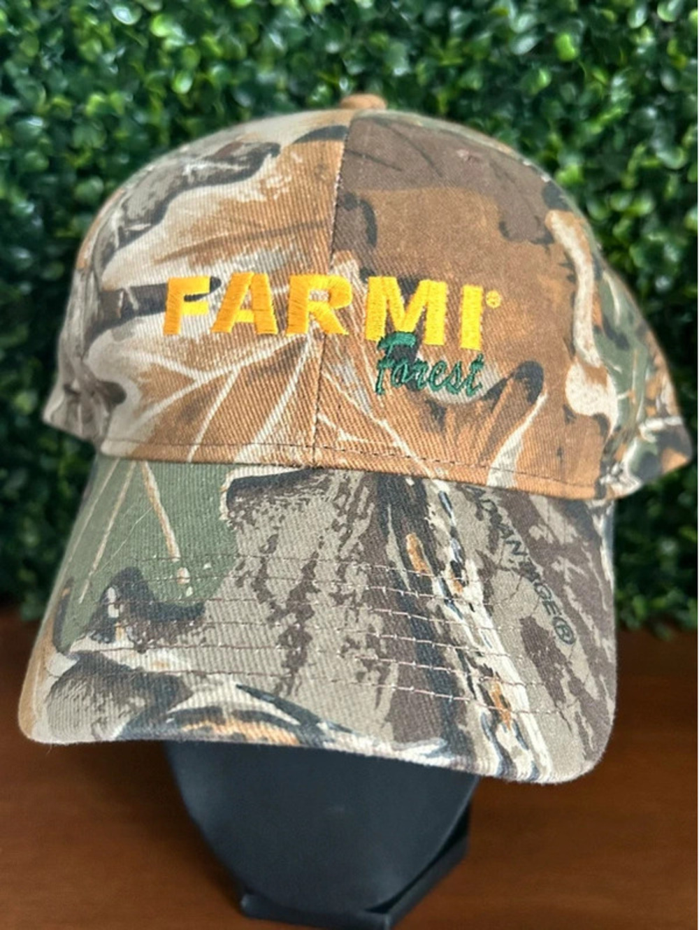 Camo Forestry Logo Hat Adjustable Strapback Hunting Outdoor Cap NWT